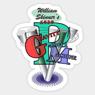 Gravity Power Machine Sticker